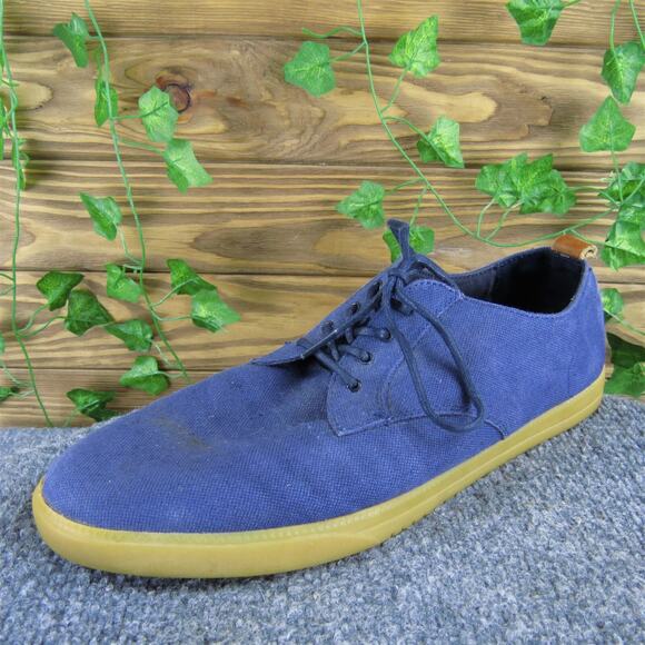 Clae Men's Ellington Sneaker Blue Textile Size 12 Medium Gently Used 2025 - Picture 1 of 6